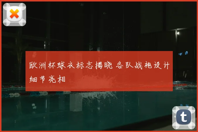 欧洲杯球衣标志揭晓 各队战袍设计细节亮相